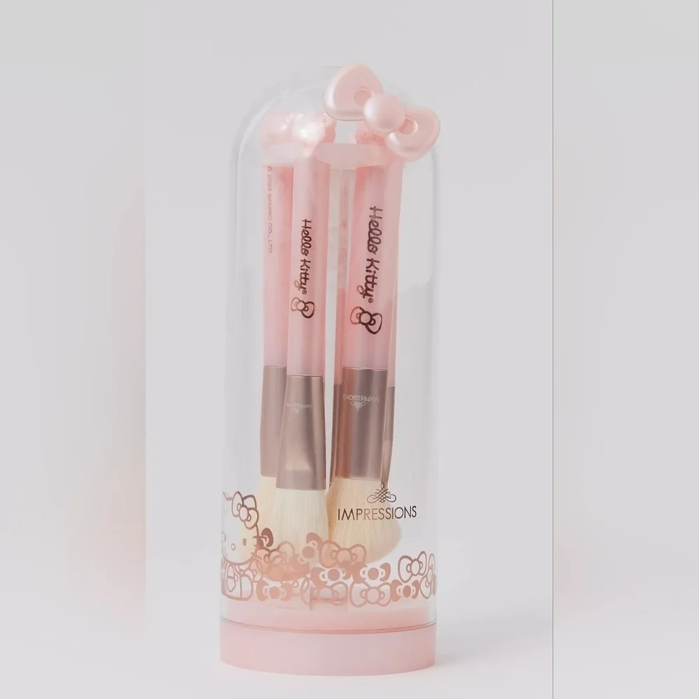 Impressions Vanity Co. Sanrio Hello Kitty Kawaii Icon 6-Piece Makeup Brush Set